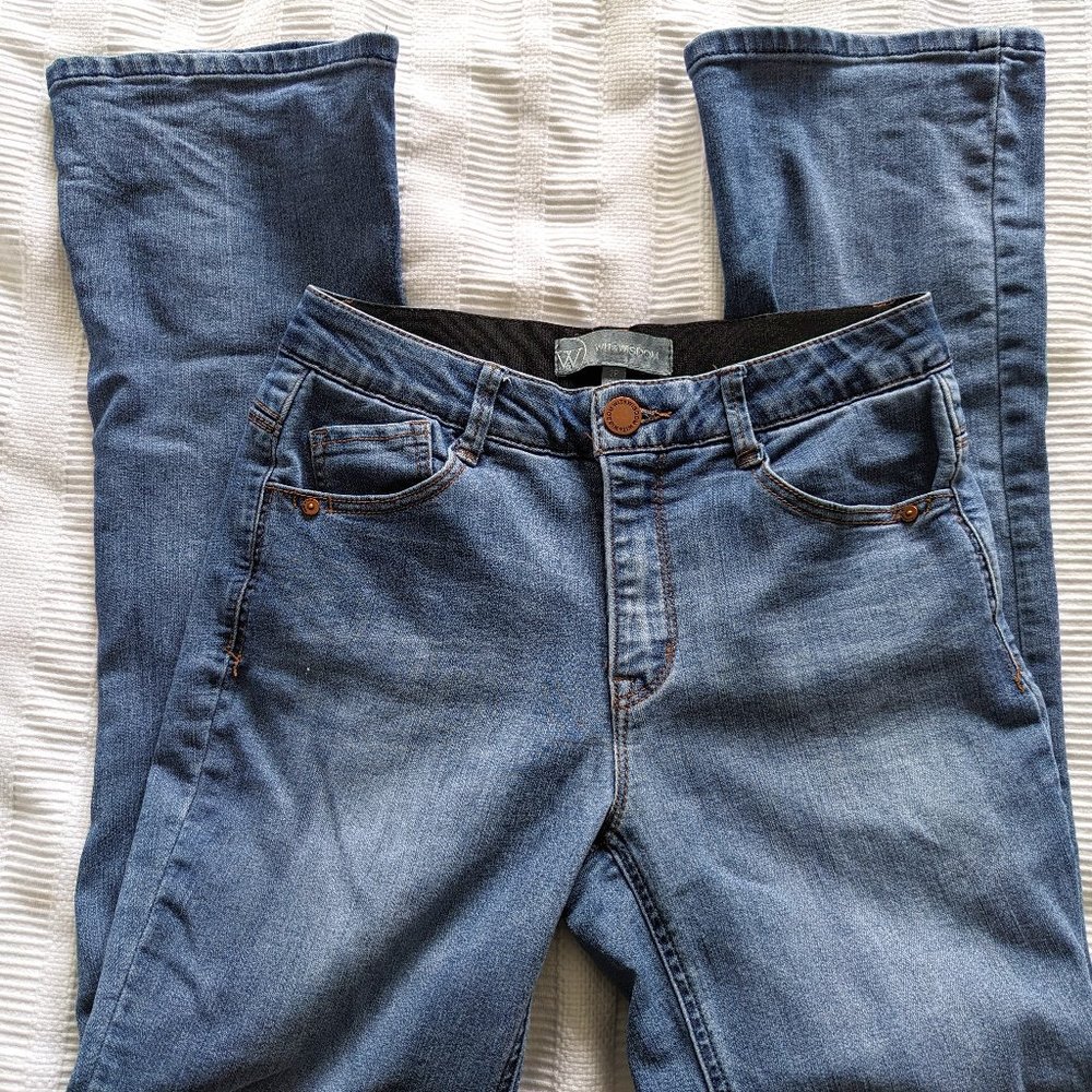 WIT & WISDOM 'Ab'Solution High Waist Itty Bitty Bootcut Jeans